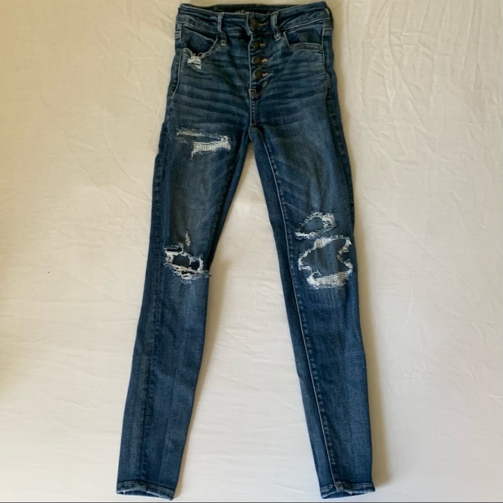 American Eagle High-Rise skinny jeans